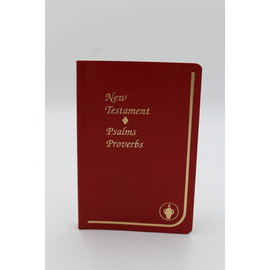 Leatherette Gideons International: New Testament Psalms Proverbs (pocket red leatherette)