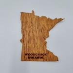 Bordertown Minnesota wood sticker