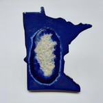 Minnesota Geode Coaster