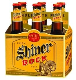Shiner Bock 6x12 oz bottles