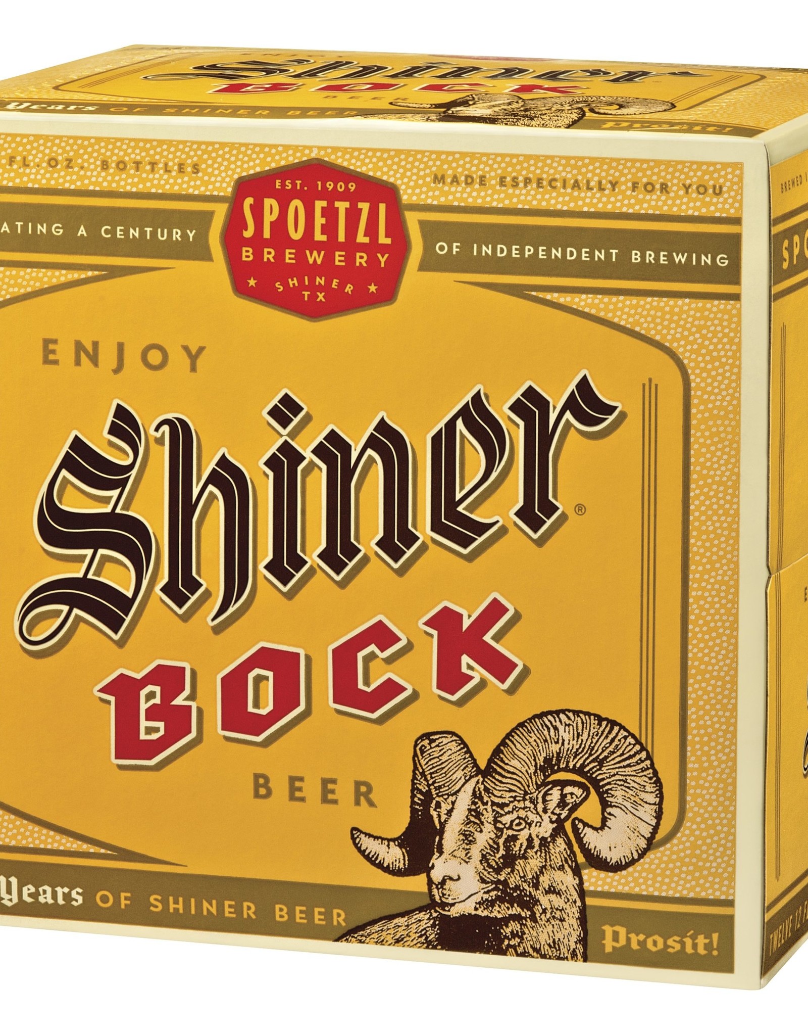Shiner Bock 12x12 oz bottles