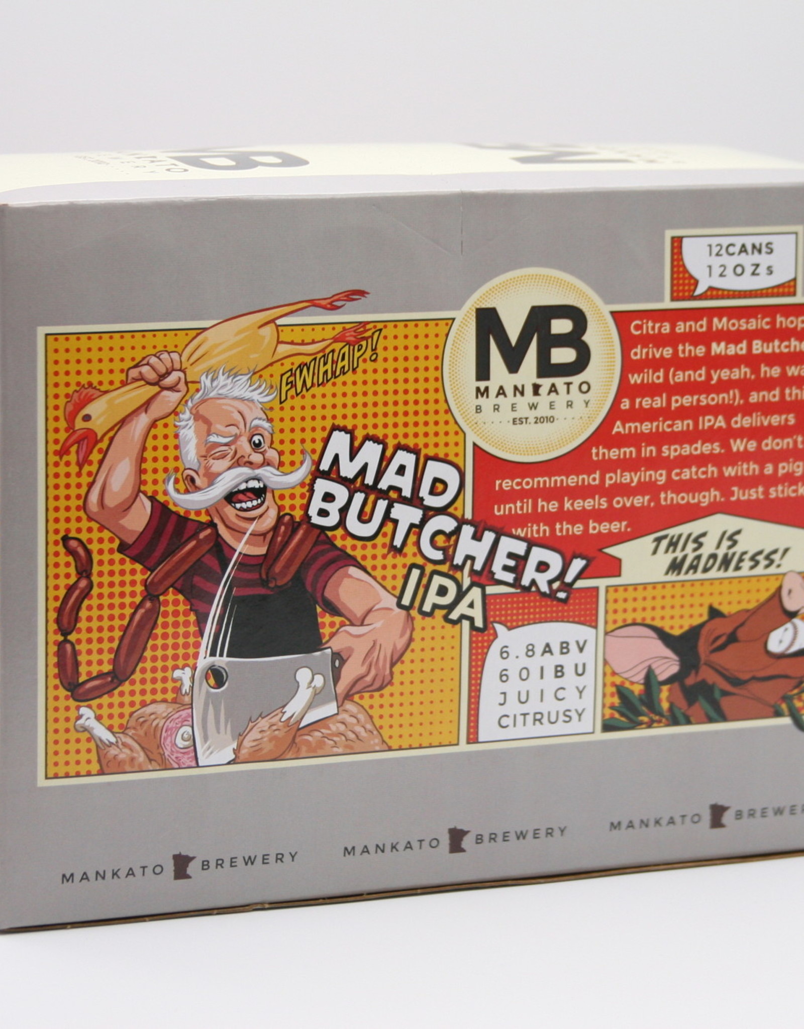 Mankato Brewery Mad Butcher 12x12 oz cans