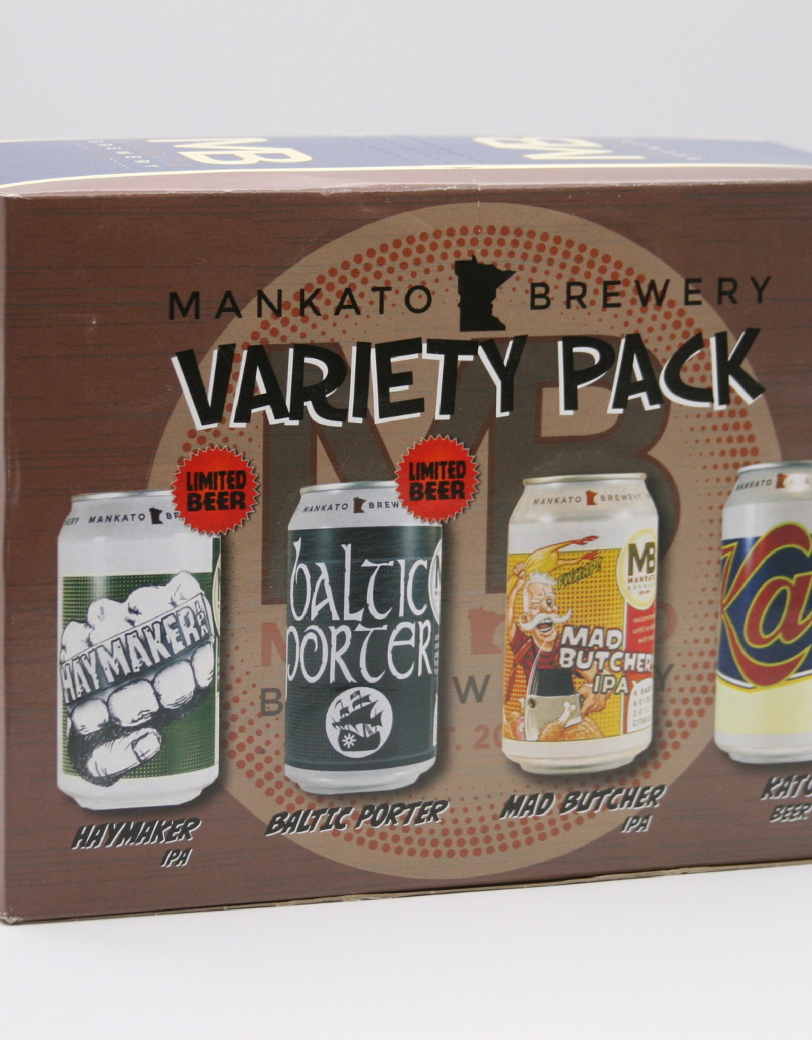 Mankato Brewery Variety Pack 12x12 oz cans