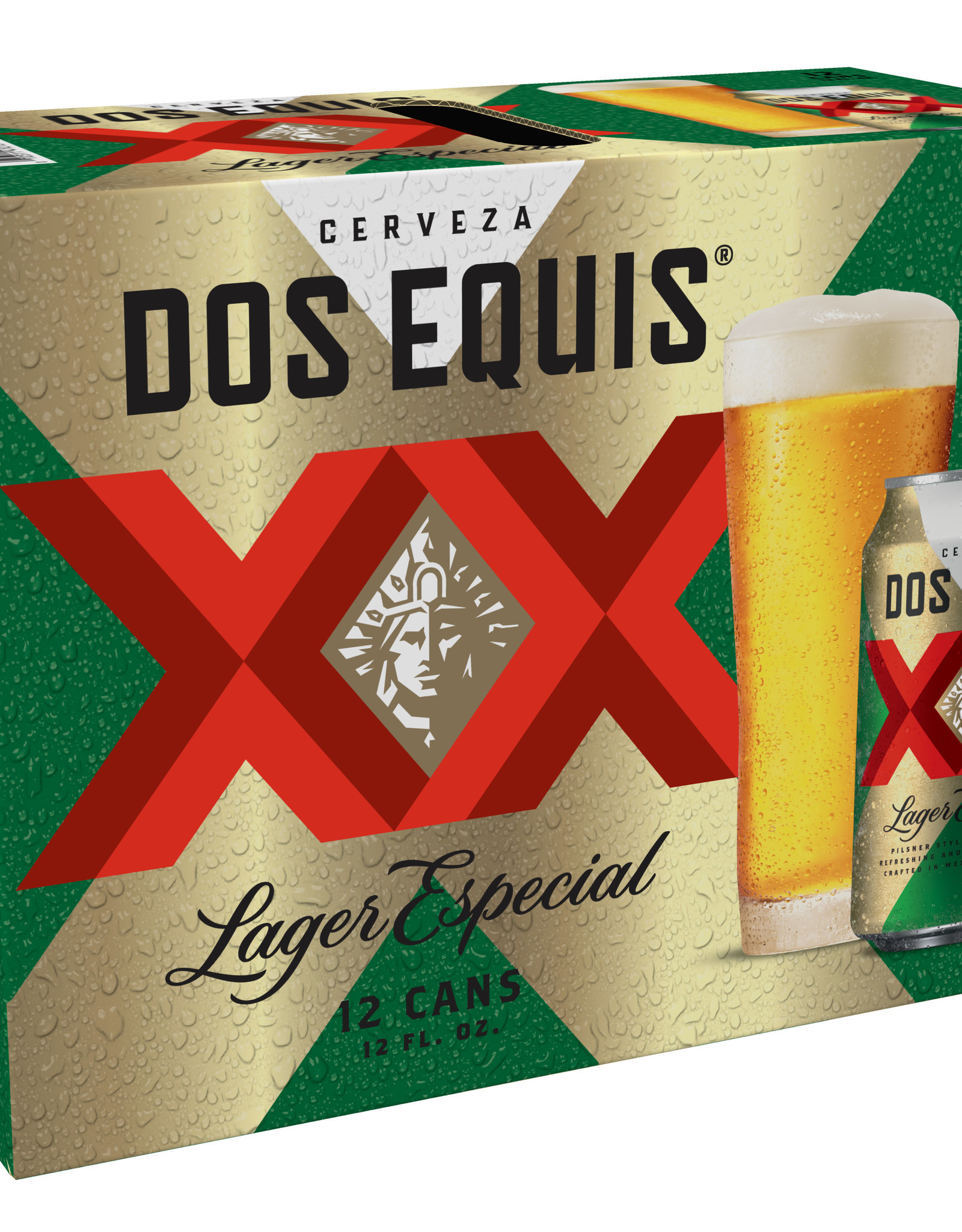 Dos Equis Lager Especial 12x12 oz cans