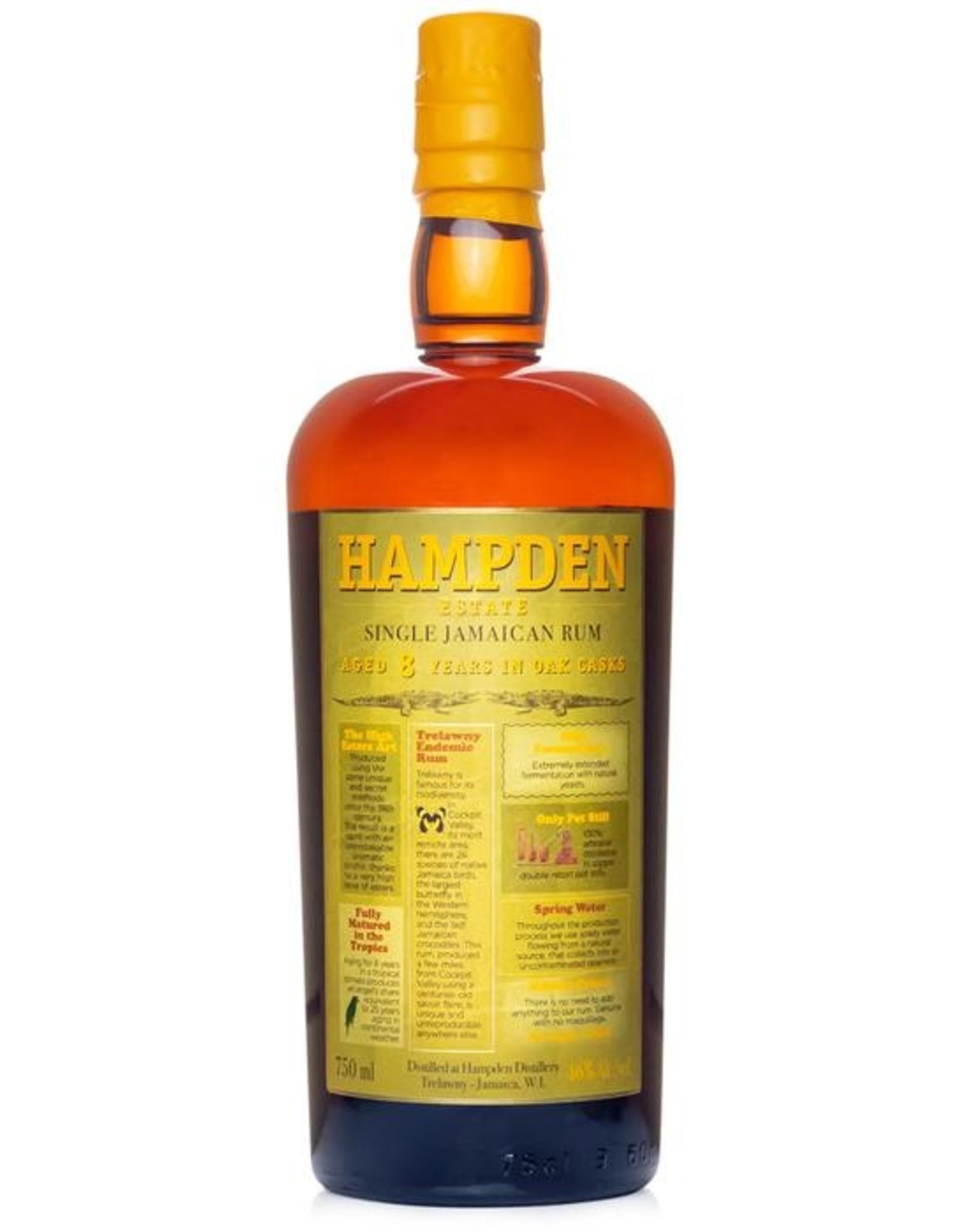 HAMPDEN 8 ANS rhum jamaïcain