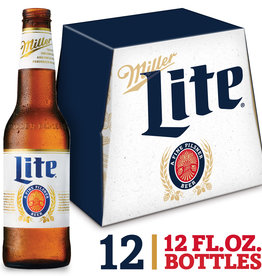 Miller Lite 12x12 oz bottles