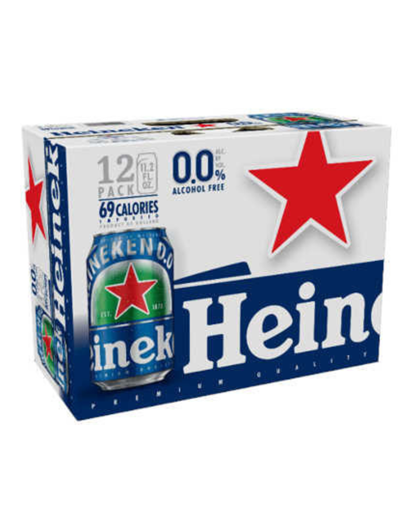 Heineken 0.0 12x12 oz cans