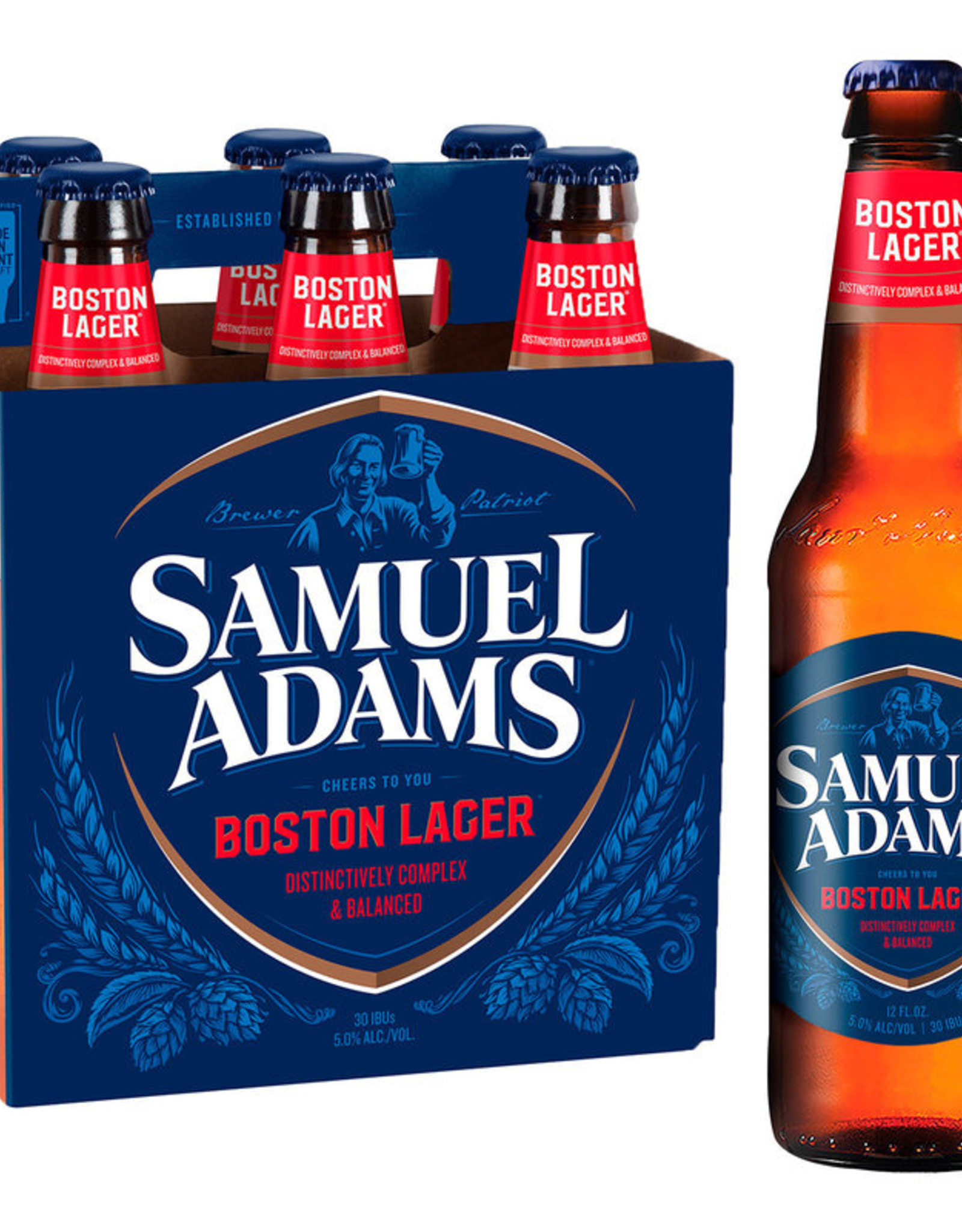 Samuel Adams Boston Lager 6x12 oz bottles