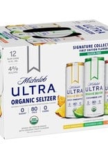 Michelob Ultra Organic Seltzer Signature Collection 12x12 oz slim cans