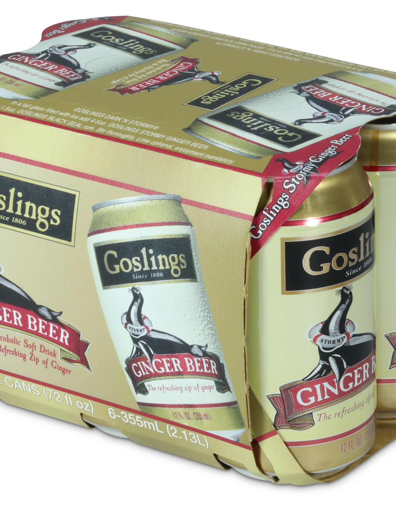 Gosling Ginger Beer 6pk 12oz can