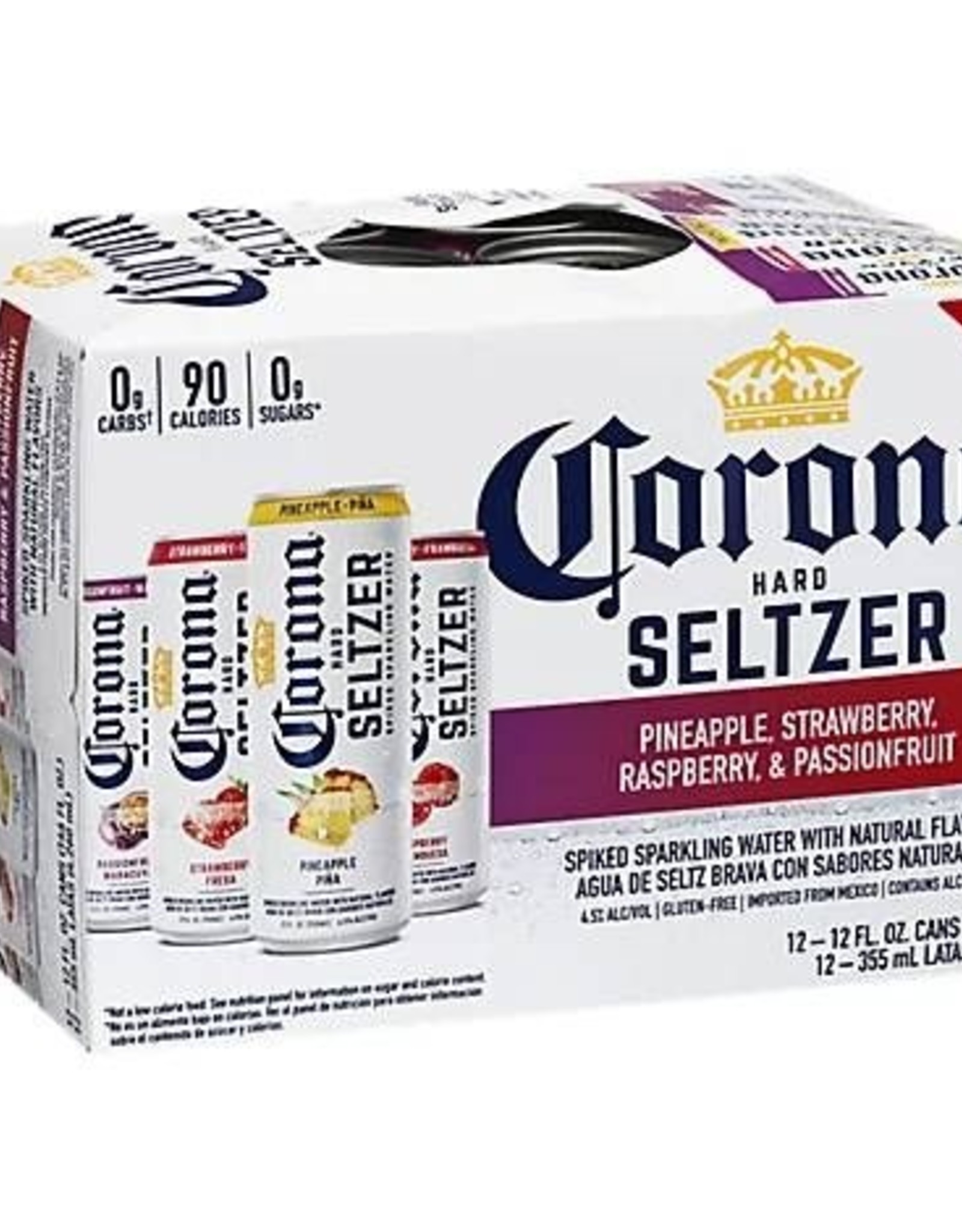 Corona Seltzer Berry Pack  12x12 oz slim cans