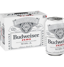 Budweiser Zero 12x12 oz cans