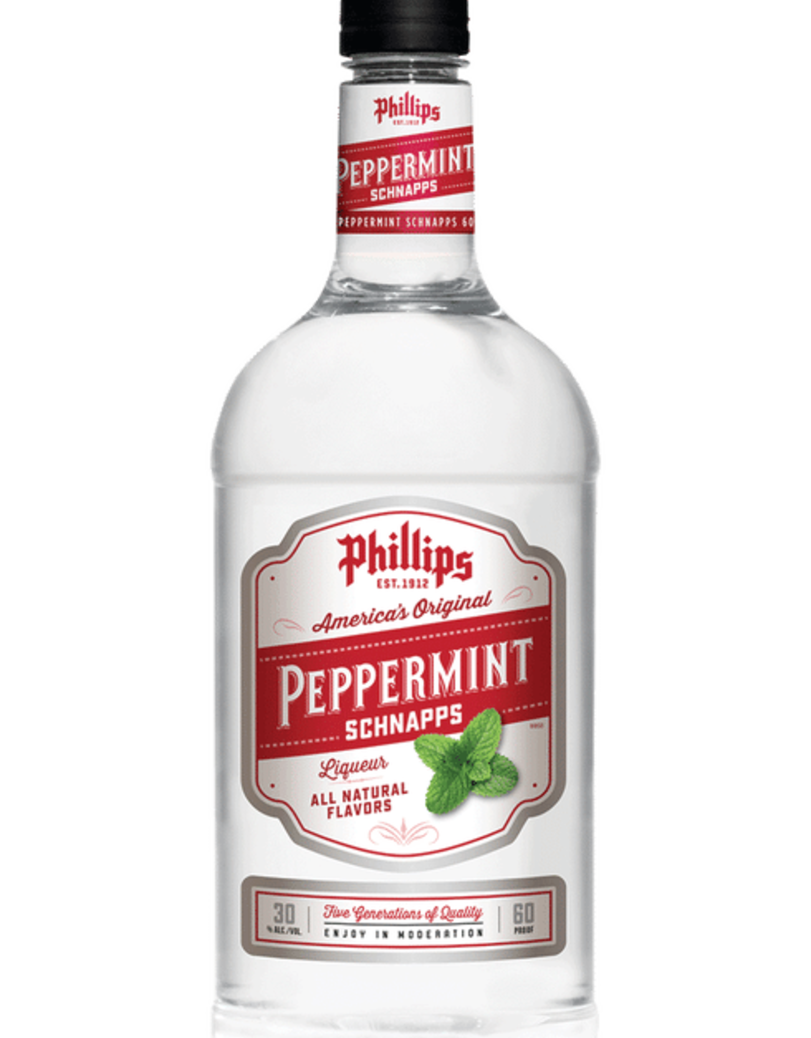 Phillips Schnapps Peppermint 1l 80pf