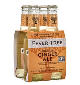 Fever Tree Ginger Ale 200ML 4pk Glass