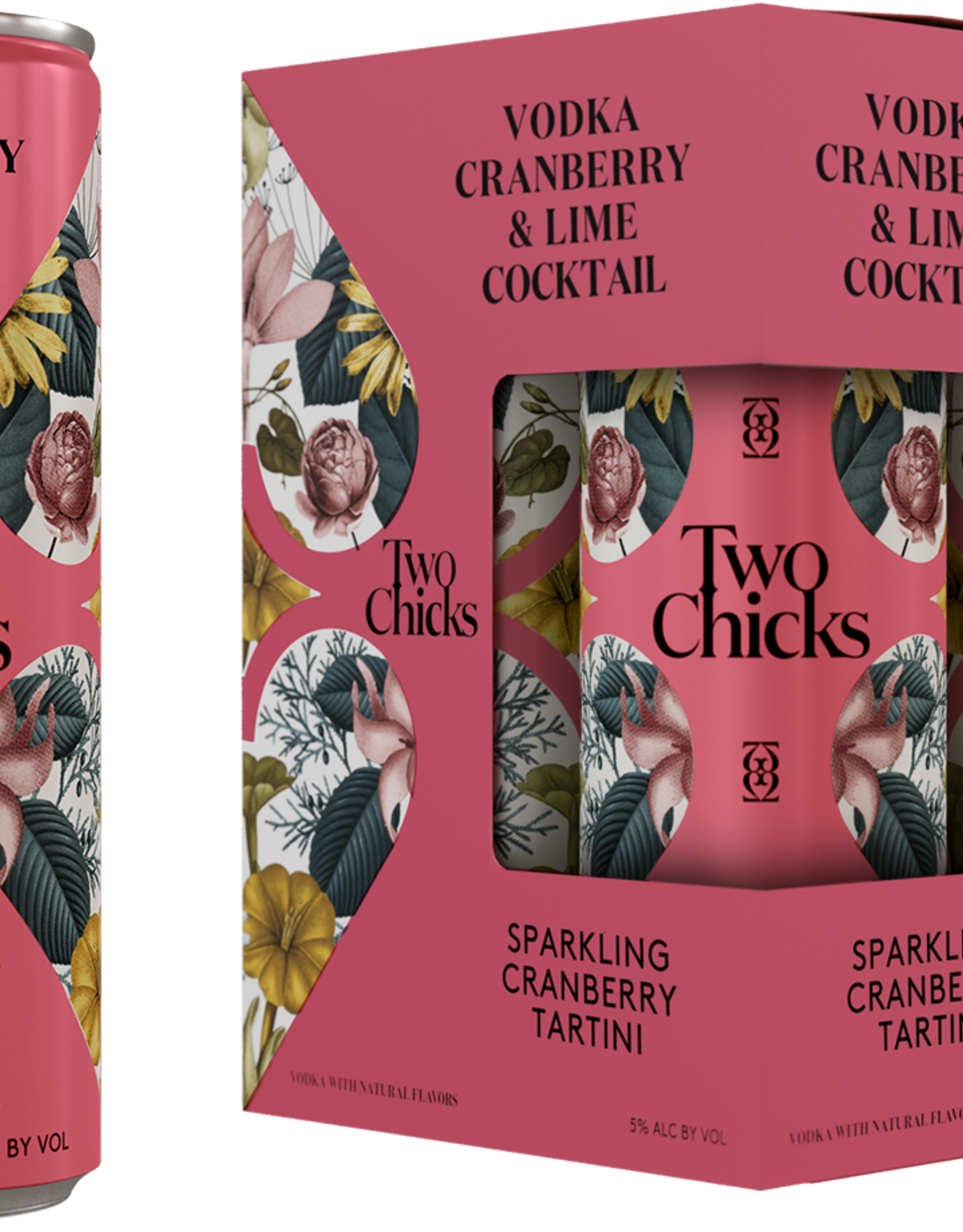 Two Chicks Cranberry Tartini 4pk 12OZ