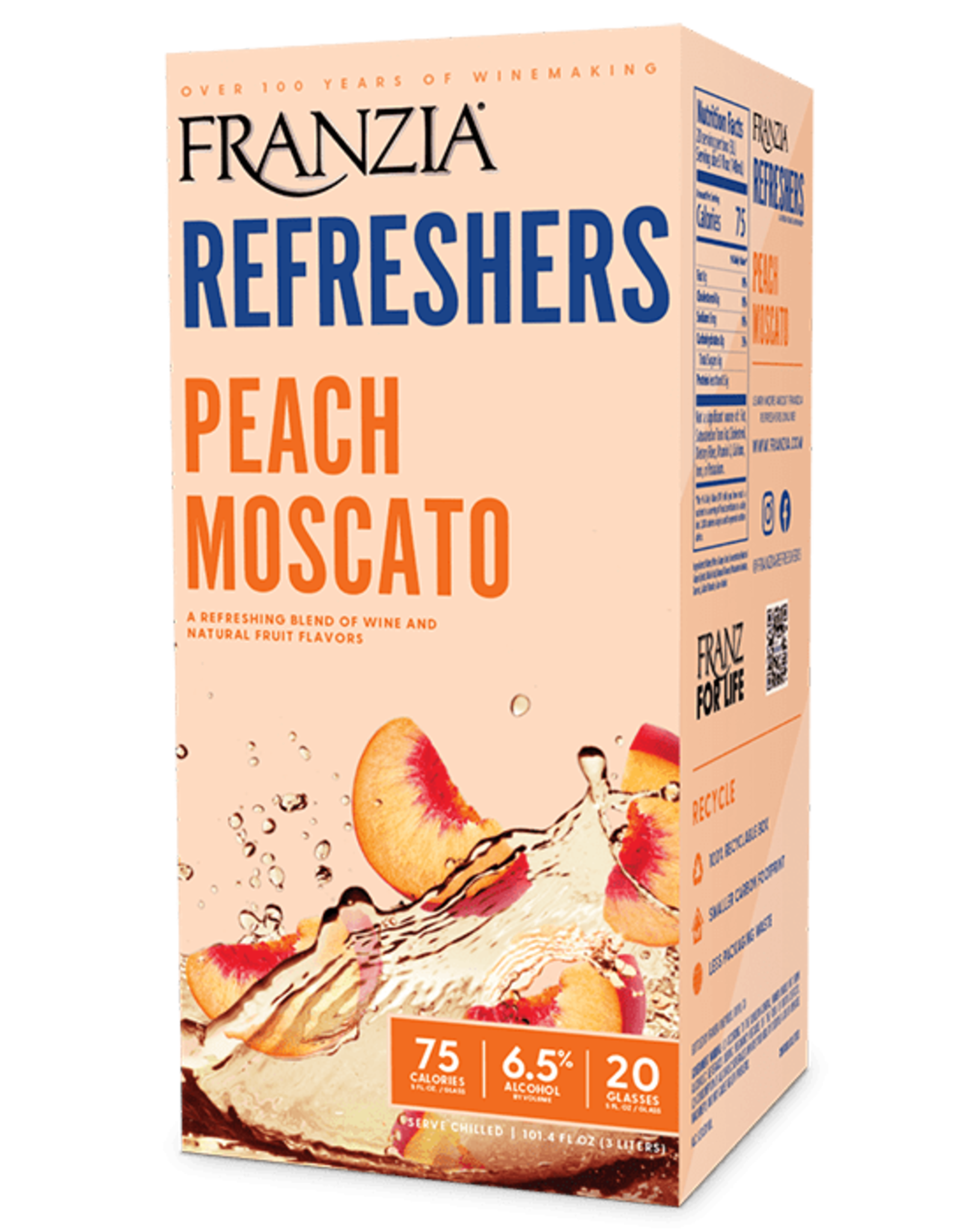 Franzia Refresher Peach Moscato