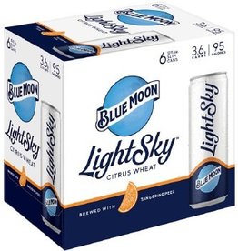 Blue Moon Light Sky 6x12 oz slim cans
