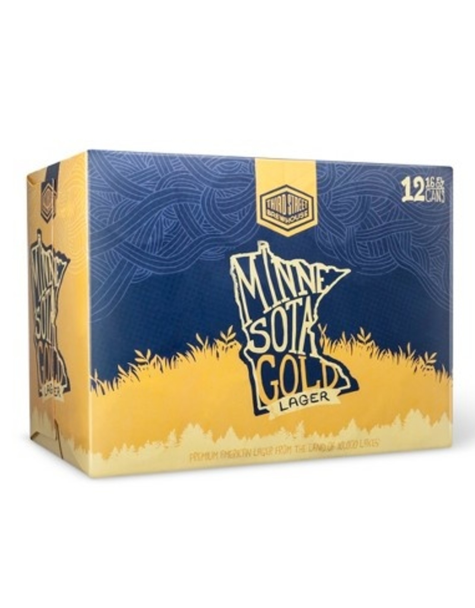 Third Street Minnesota Gold Light 12x16 oz cans