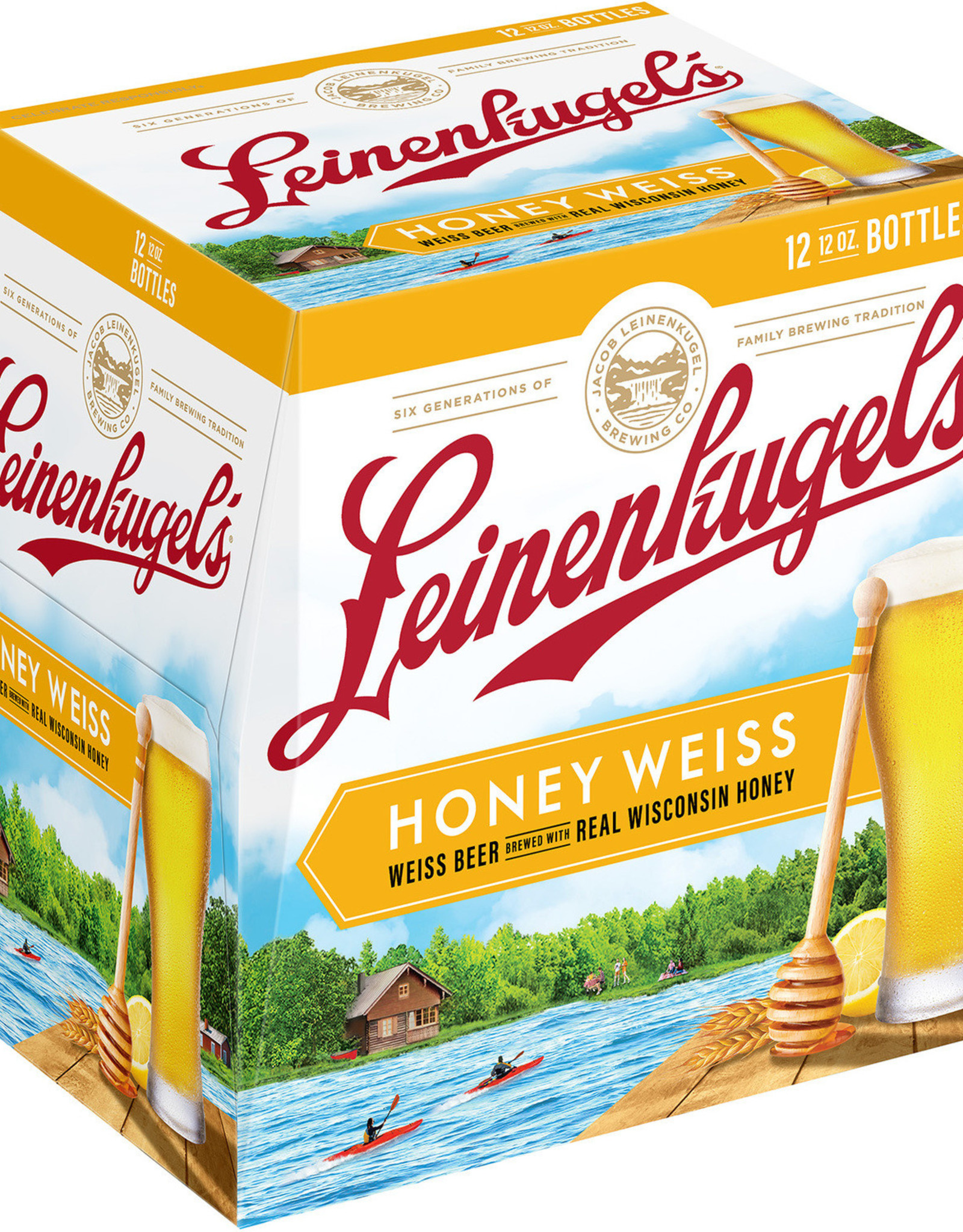 Leinenkugel’s Honey Weiss 12x12 oz bottles