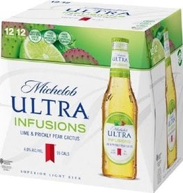 Michelob Ultra Infusions Lime & Prickly Pear Cactus 12x12 oz bottles