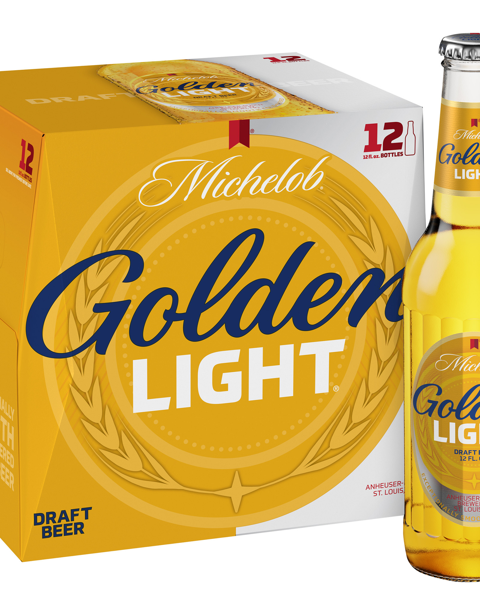 Michelob Golden Light 12x12 oz bottles