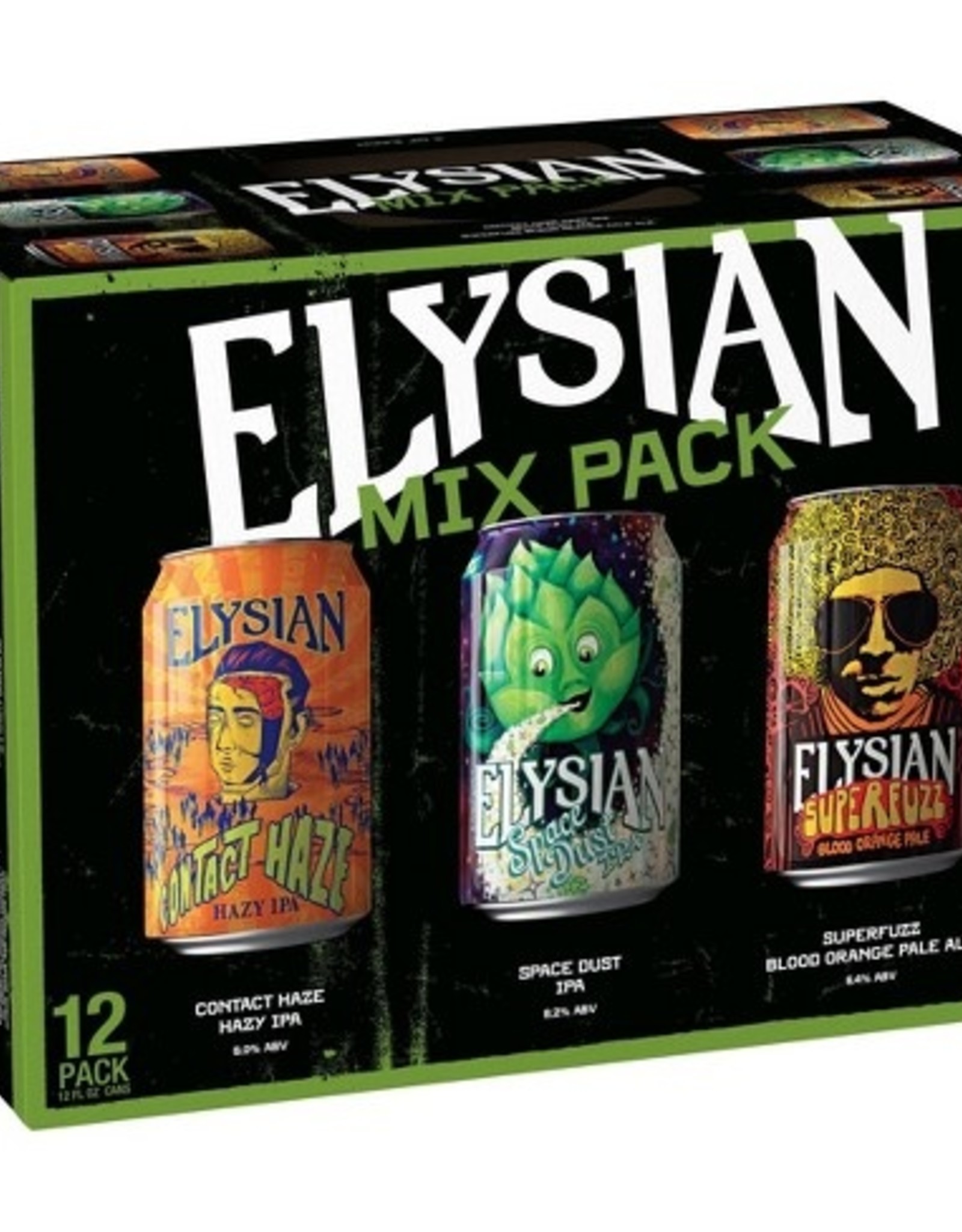 Elysian Variety Pack 12x12 oz cans