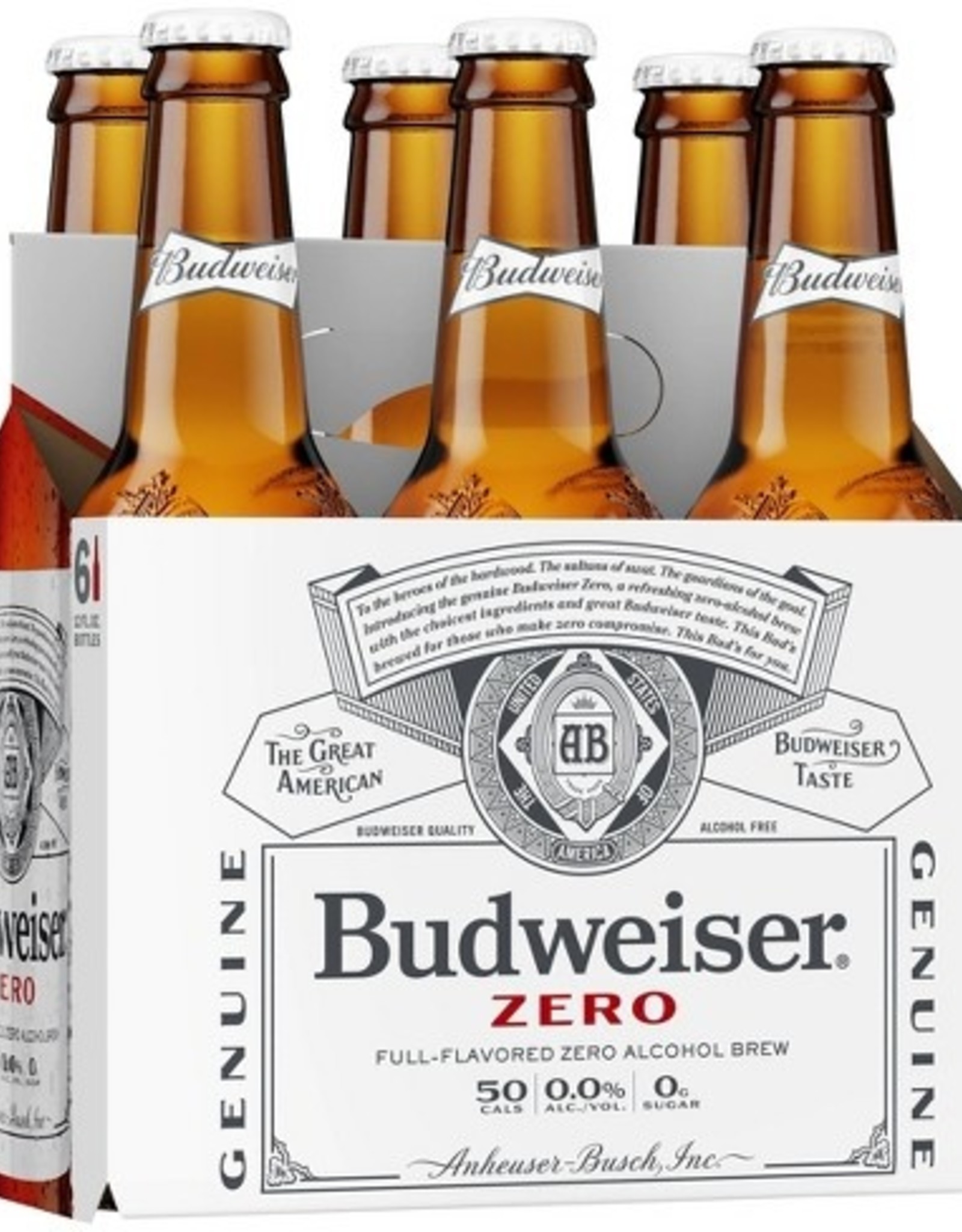 Budweiser Zero 6x12 oz bottles