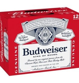 Budweiser 12x12 oz cans