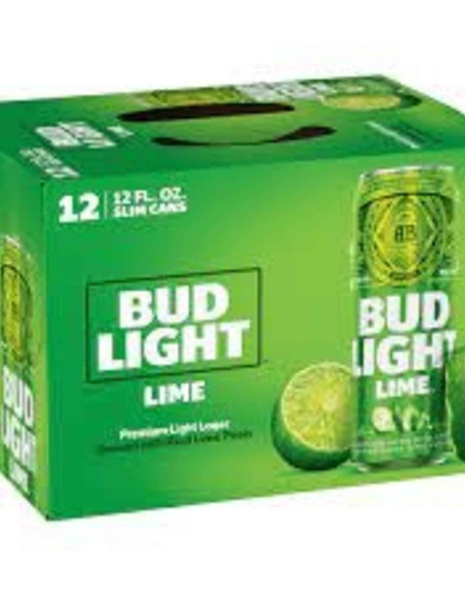 Bud Light Lime 12x12 oz slim cans