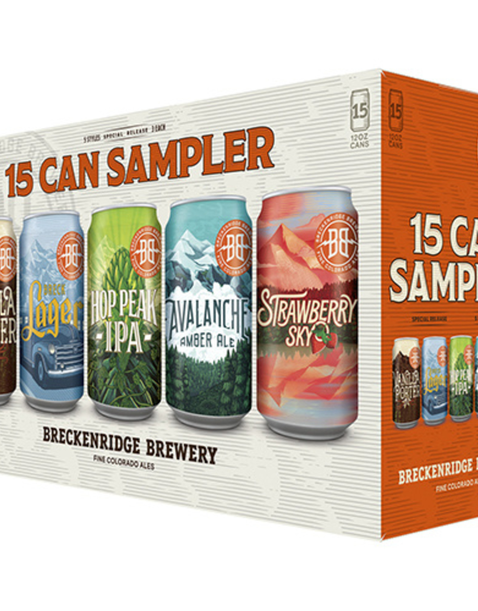 Breckenridge Sampler Pack 15x12 oz cans