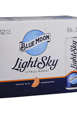 Blue Moon Light Sky 12x12 oz slim cans