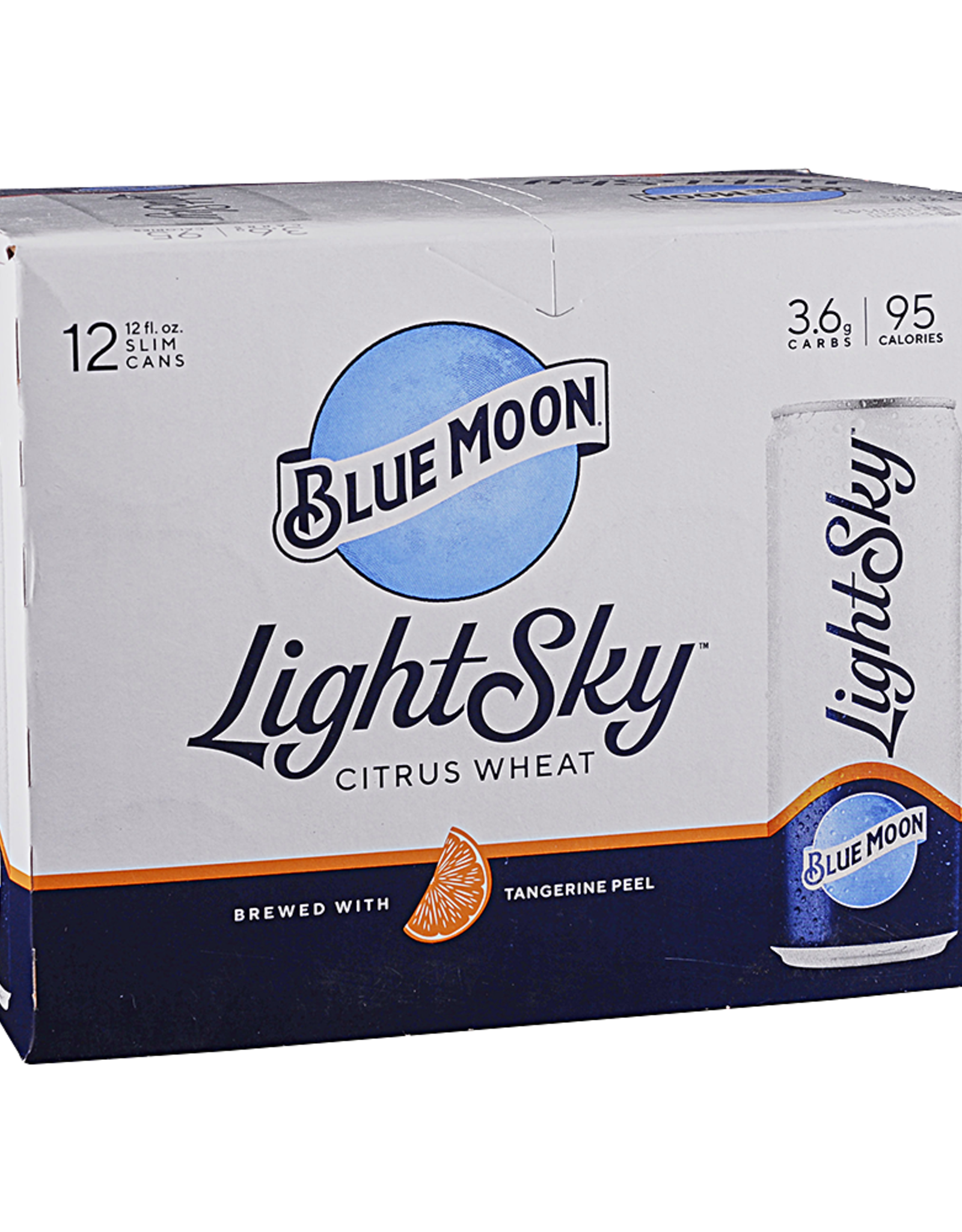 Blue Moon Light Sky 12x12 oz slim cans