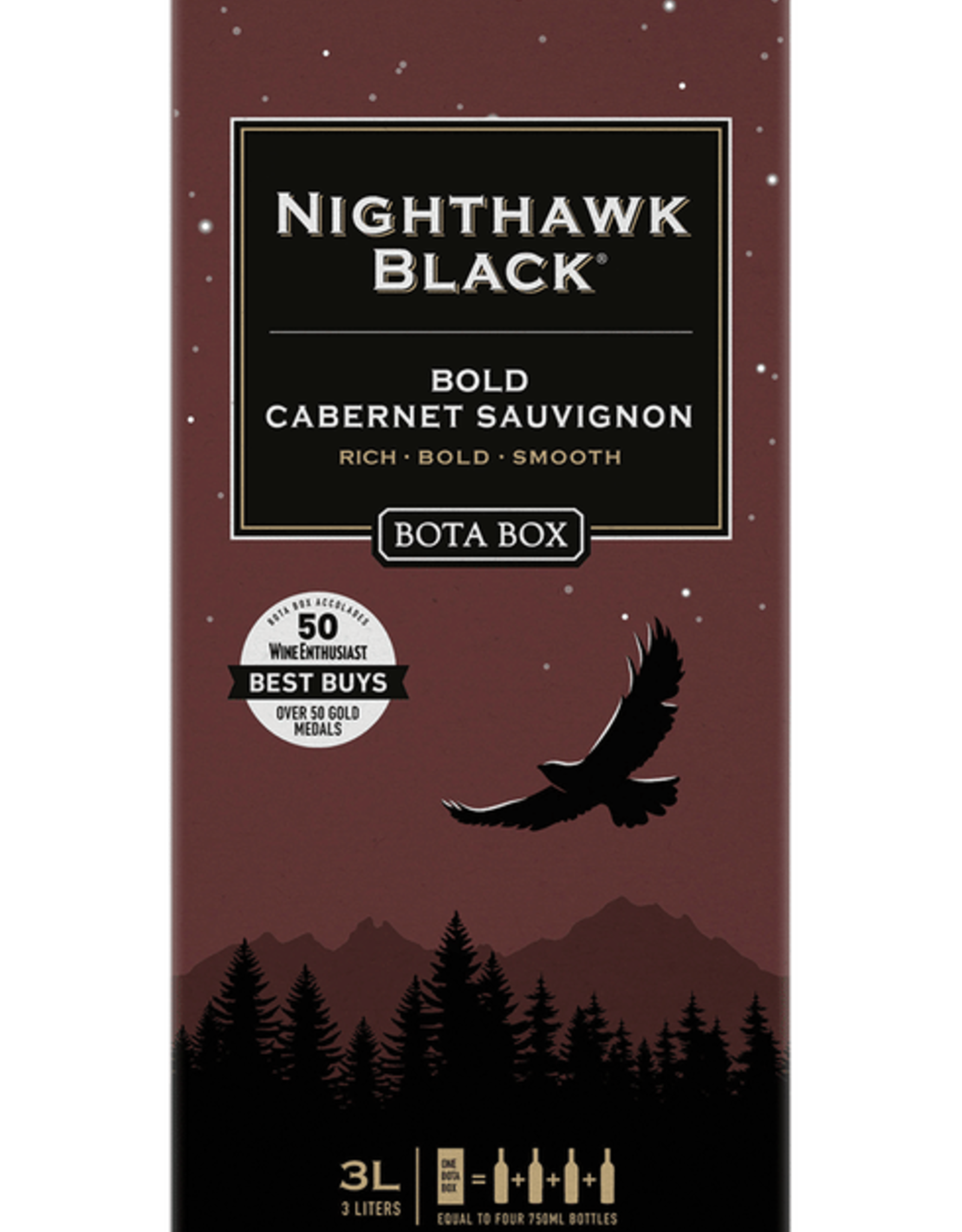 Bota Box Nighthawk Blk Cabernet