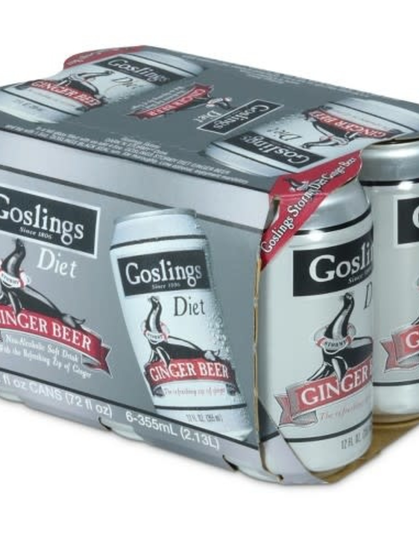 Gosling  Diet Ginger Beer 6pk 12oz can