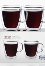 Epare Double Wall 12 oz Coffee Mugs