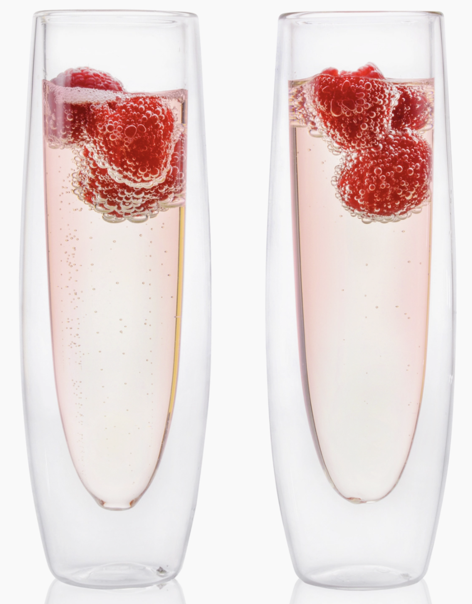 Epare Double Wall Champagne Flutes