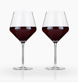 Viski Burgundy Glasses