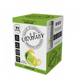 Carbliss Lemon/Lime 4pk cans