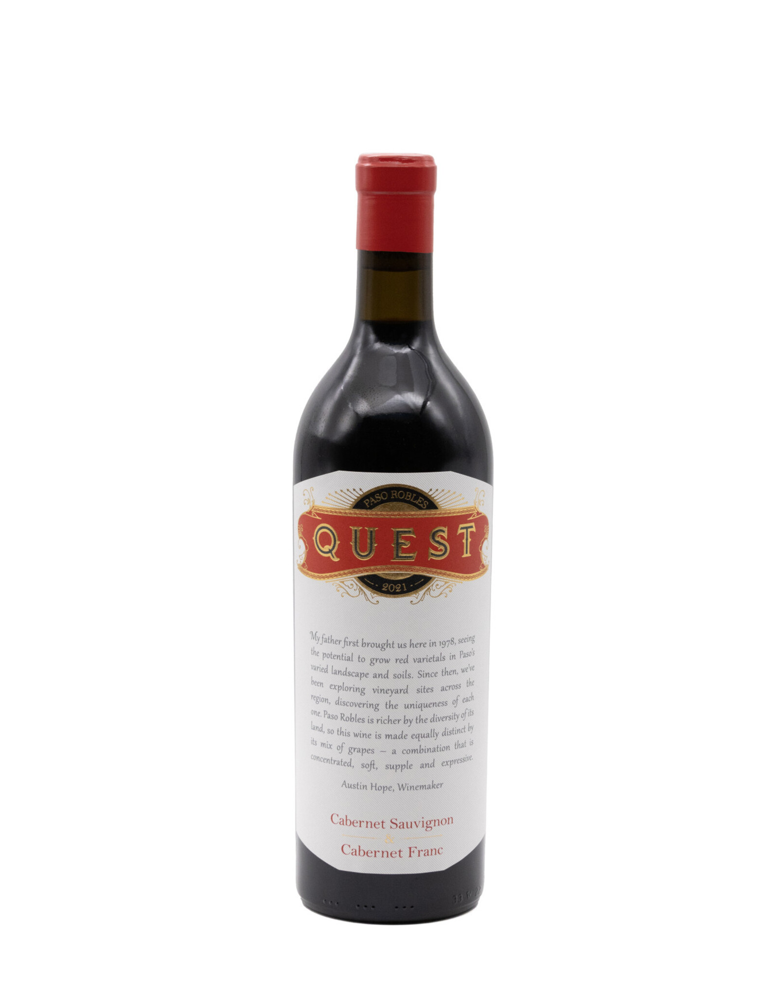 Quest Red Wine Cork and Key