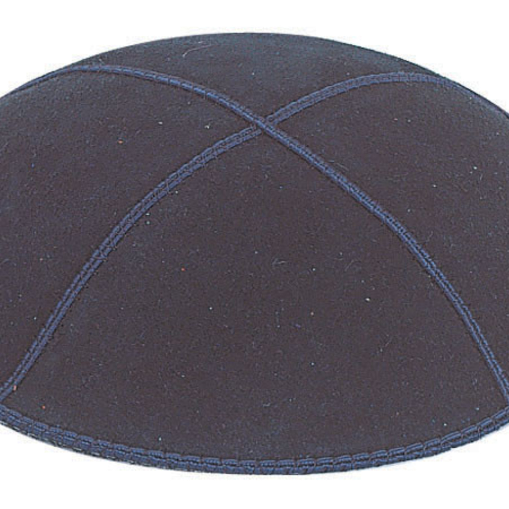 Navy Suede Yarmulke