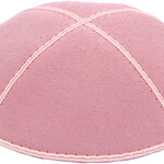 Pink Suede Yarmulke