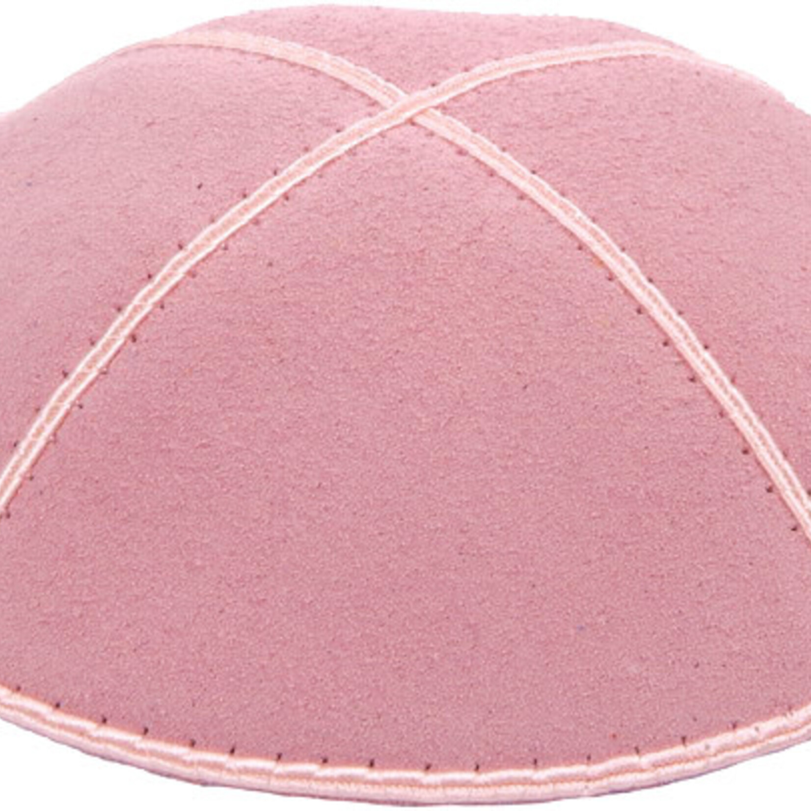 Pink Suede Yarmulke