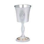 Kiddush Cup - Aluminum Mother of Pearl