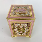 Tzedakah Box - Jeweled - Pink