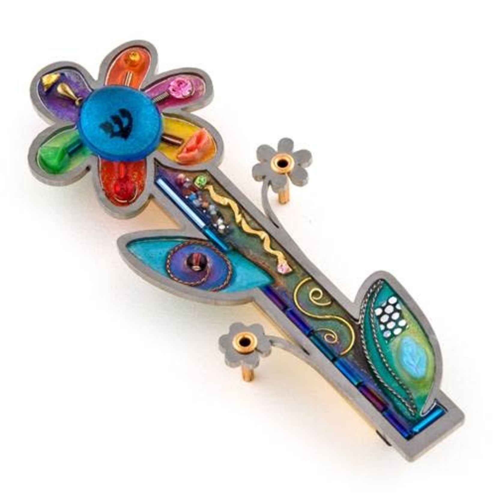 Lg. Flower Mezuzah