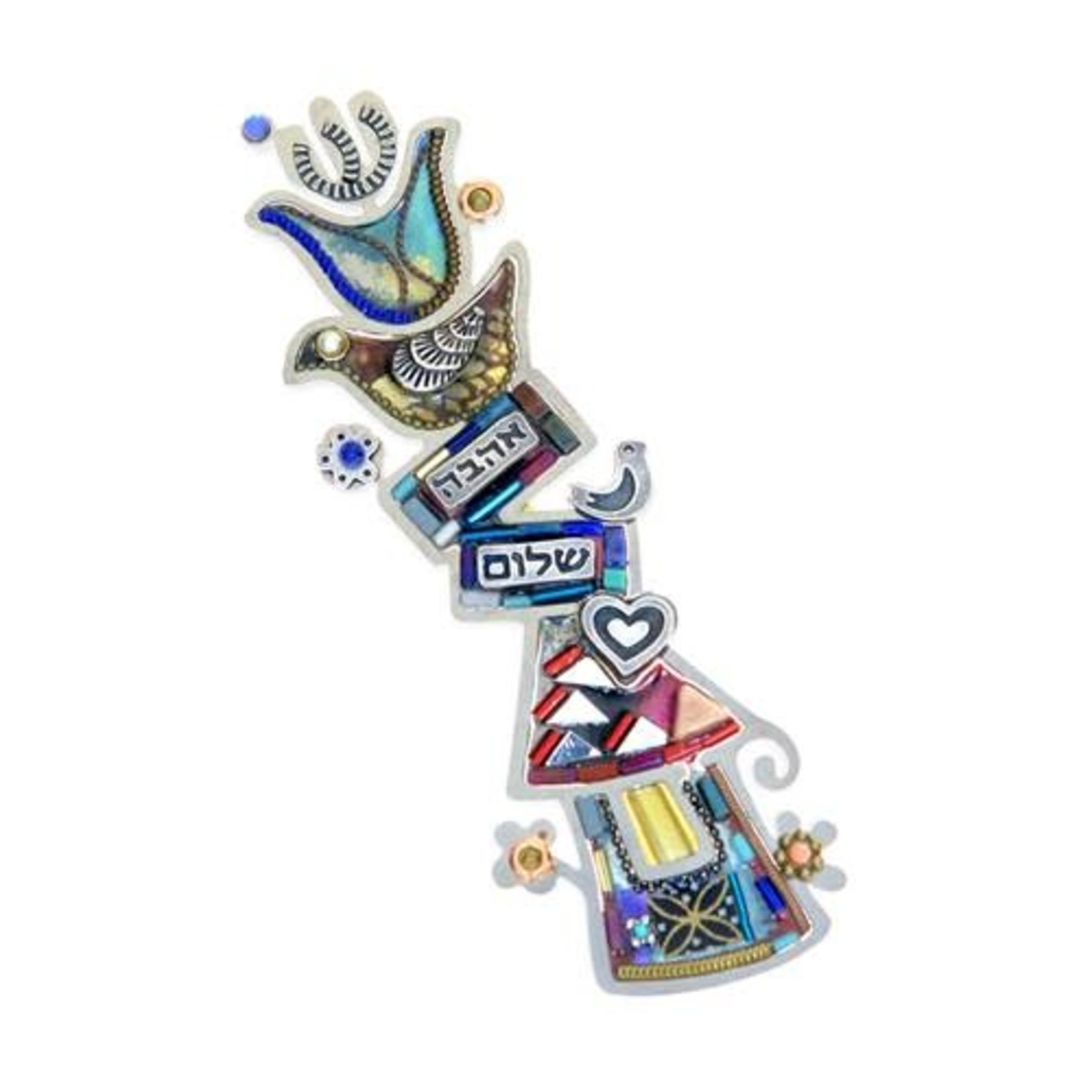 Love and Peace Mezuzah
