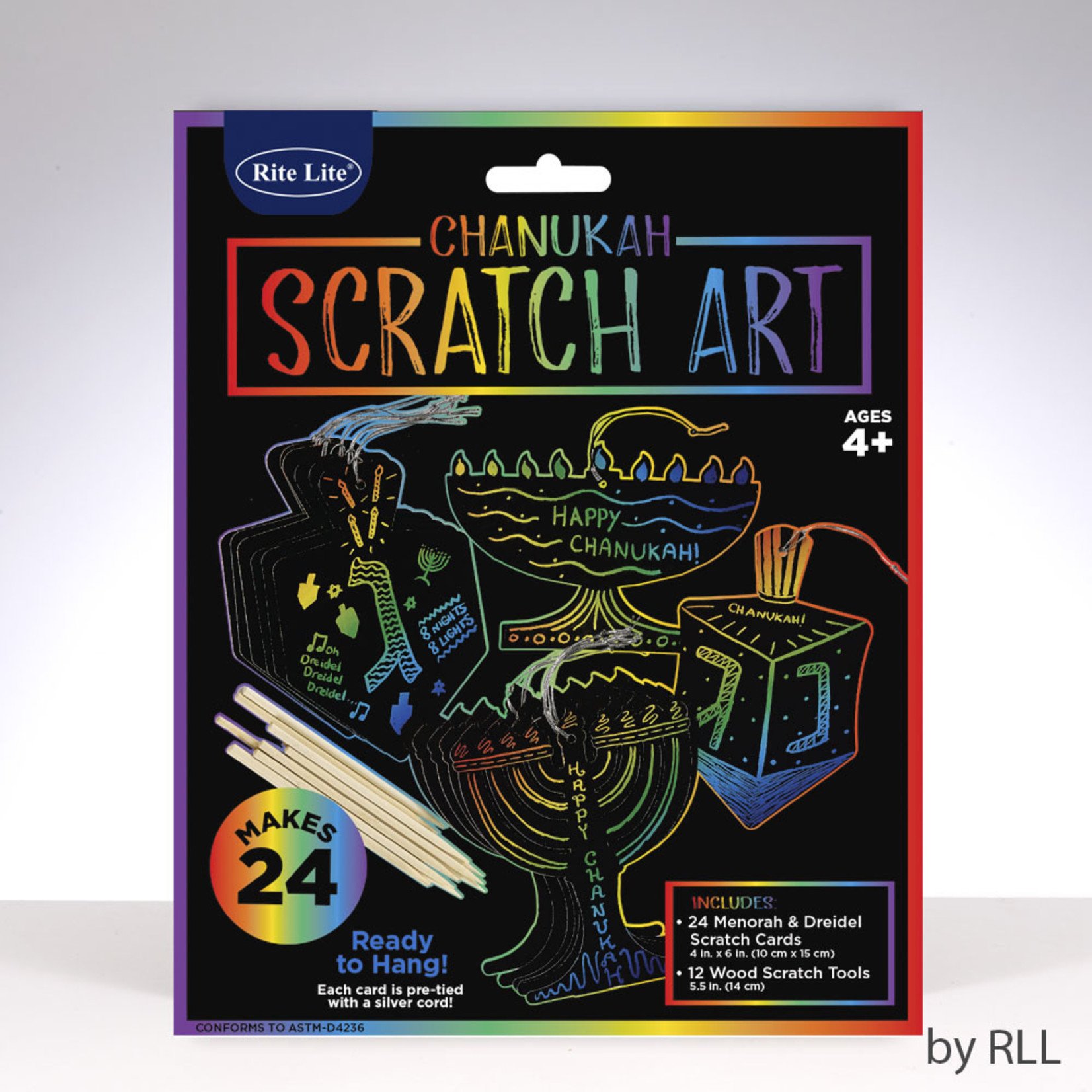 Chanukah Scratch Art