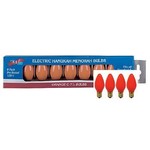 Orange Flame Menorah Bulbs