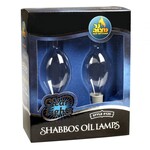 2-Pk. Clear Lights Glass  (Tear Drop Shape)