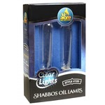 2-Pk. Clear Lights -Candle Shape